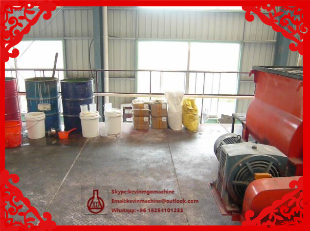 Semi Automatic Fiber Glass Magnesium Oxide Sheet Construction Material Making machine Larger Capacity 1500 Sheets
