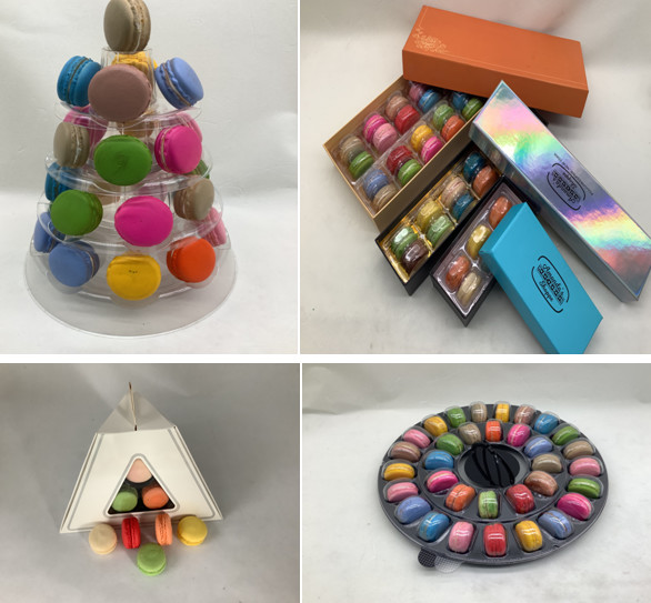 Durable Fresh Macaron Packaging Box Premium Gift Box 6 Pieces Of French Sandwich Cookie Baking