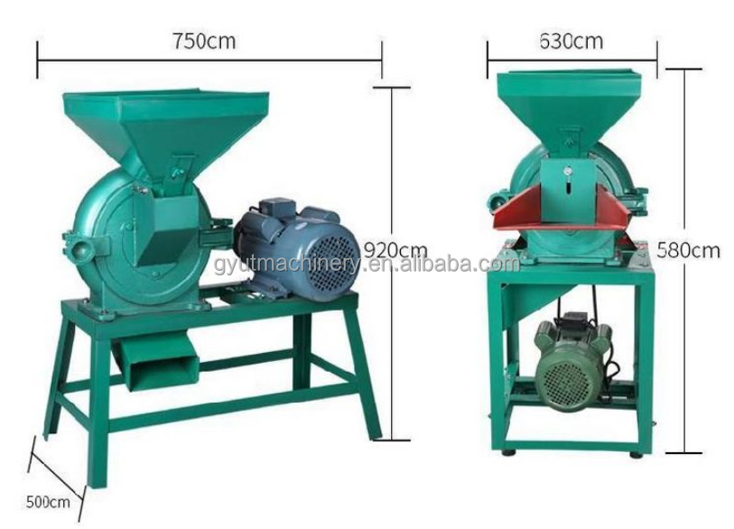 1700 KG Hay Straw Baler Crushing Machine Corn Grain Grind Shredder Equipment With Good