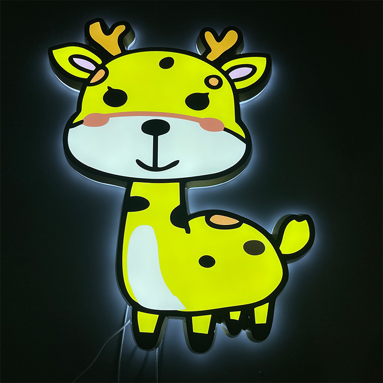 Waterproof Advertising Sign Led Luminous Acrylic Light Up Logo 3d Led Backlit Letter Sign