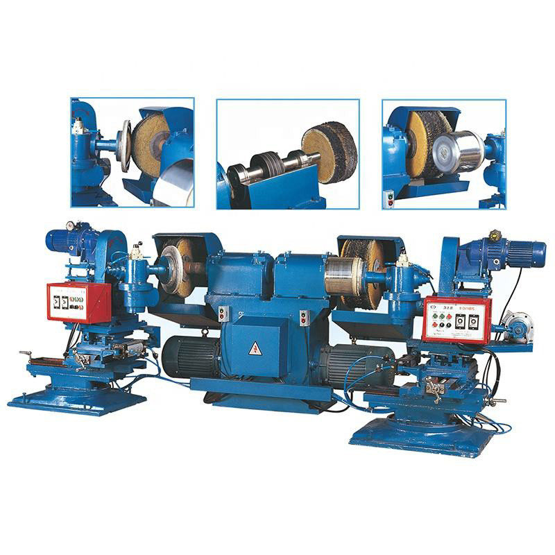 Double Ended Pot Polishing Machine For Metal Kettle Vacuum Adsorption