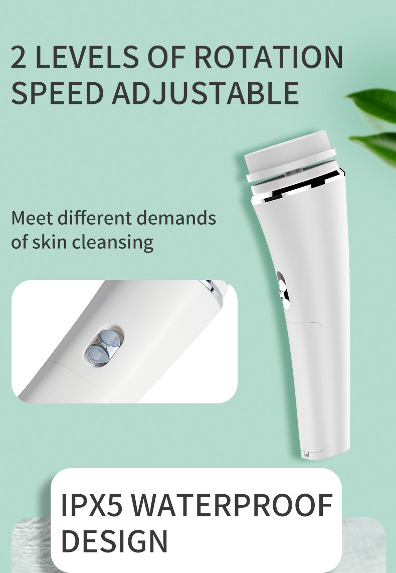 Battery Powered 3W 3V Facial Cleansing Device