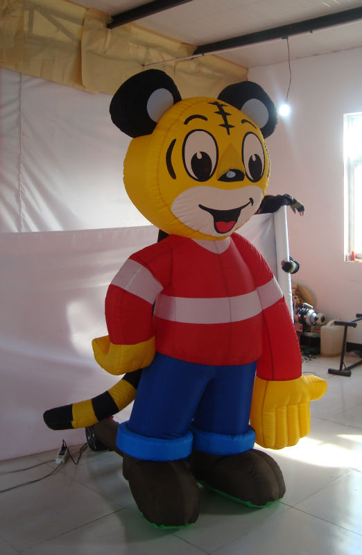 Giant Inflatable Cartoon Mascot Customized Oxford Cute Advertising