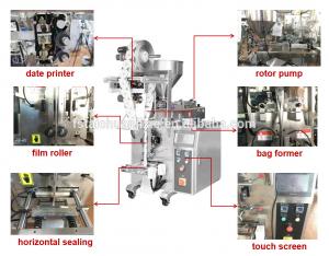 China coconut making milk sachet washing filling detergent 200 gram powder packing machine on sale