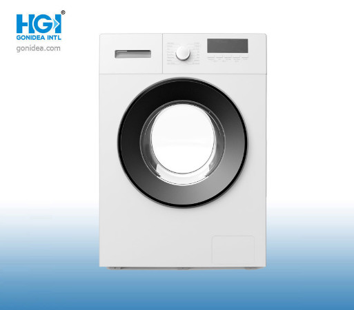 6kg Black Door Front Loading Laundry Washing Machine With Led Display