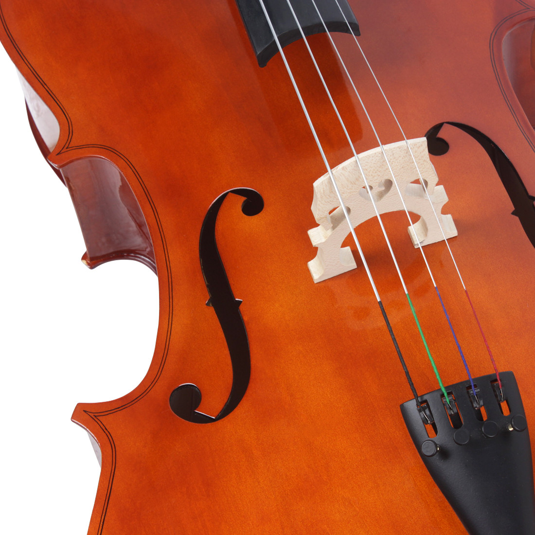 Student Basswood Plywood Cello (N-C-01) The back is also made of willow and poplar constansa music lover
