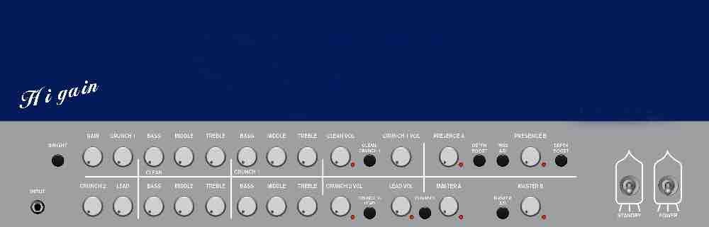 120W All Tube Guitar Amplifier Head four Channels Guitar AMP HI GAIN GRAND Professional AMPs Clean Crunch