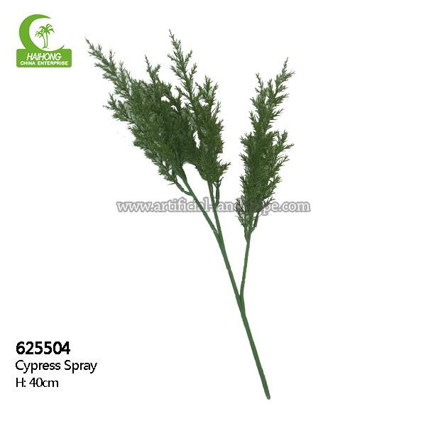 High Quality Artificial Cypress spray For Landscaping Decoration