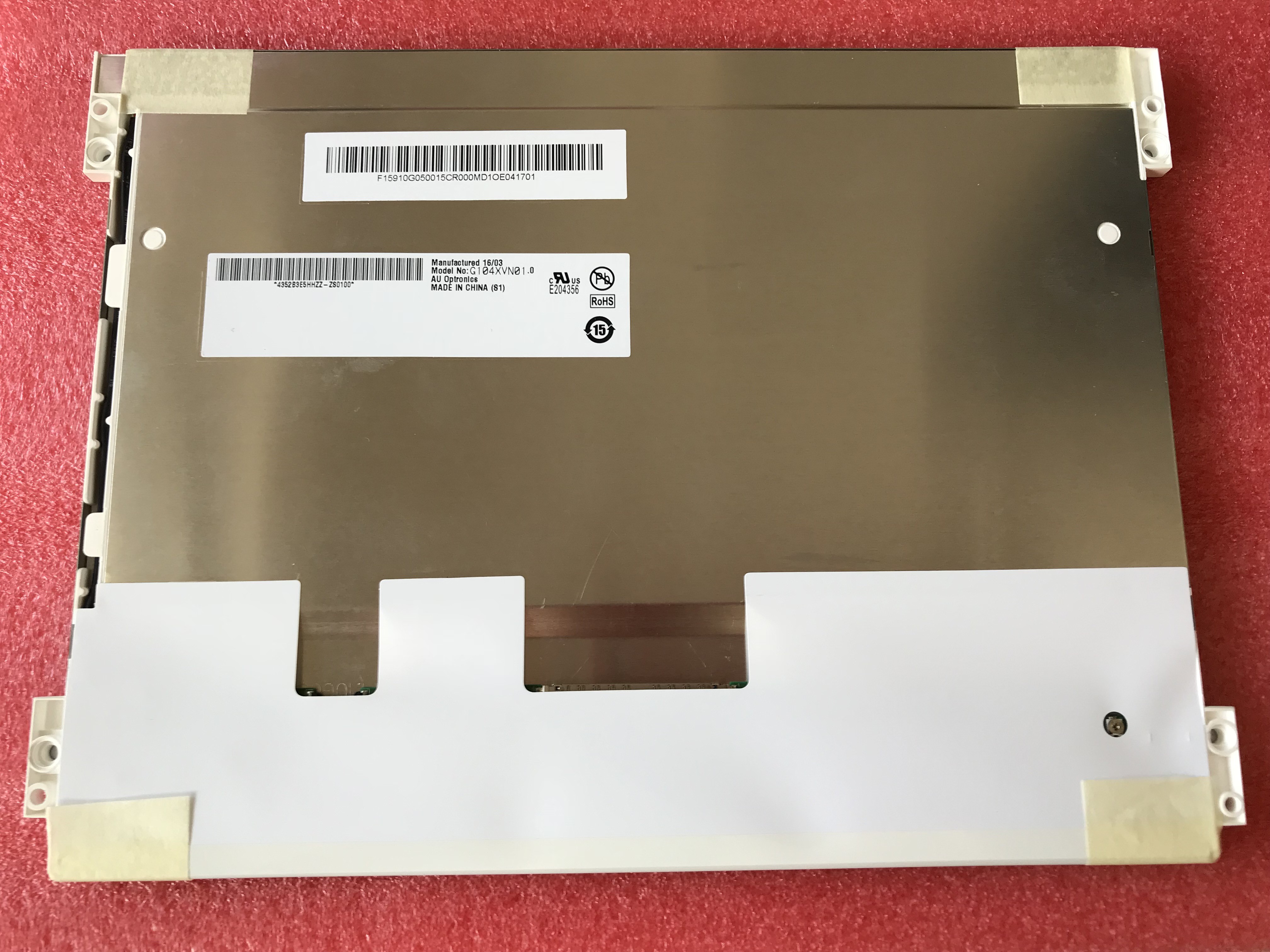 Flat Rectangle G104XVN01.0 10.4" Auo Display Panel