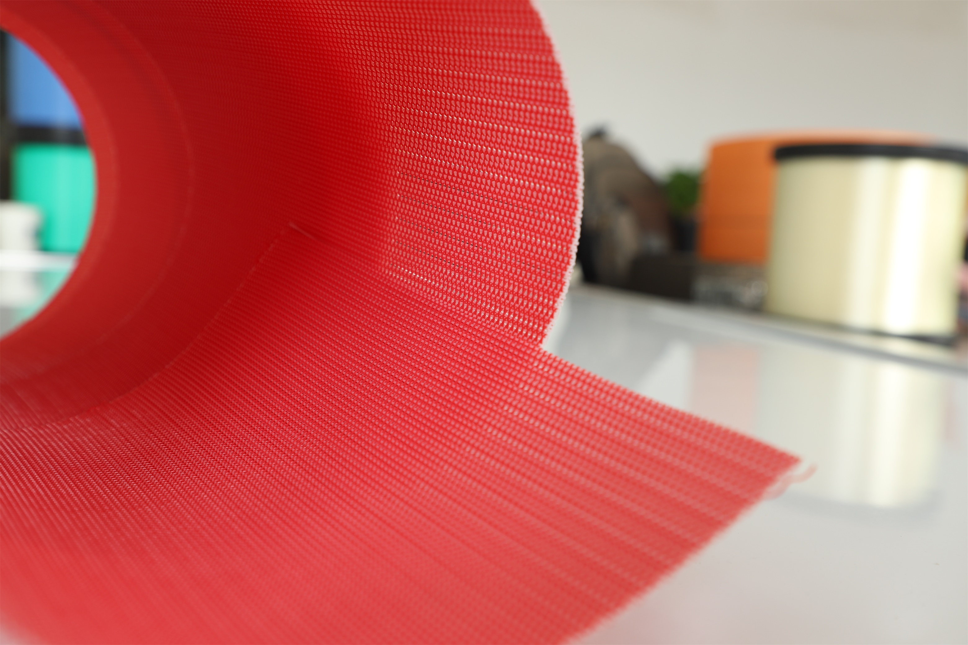Nonwoven mesh belt polyester screen mesh belt 100%polyester mesh belt