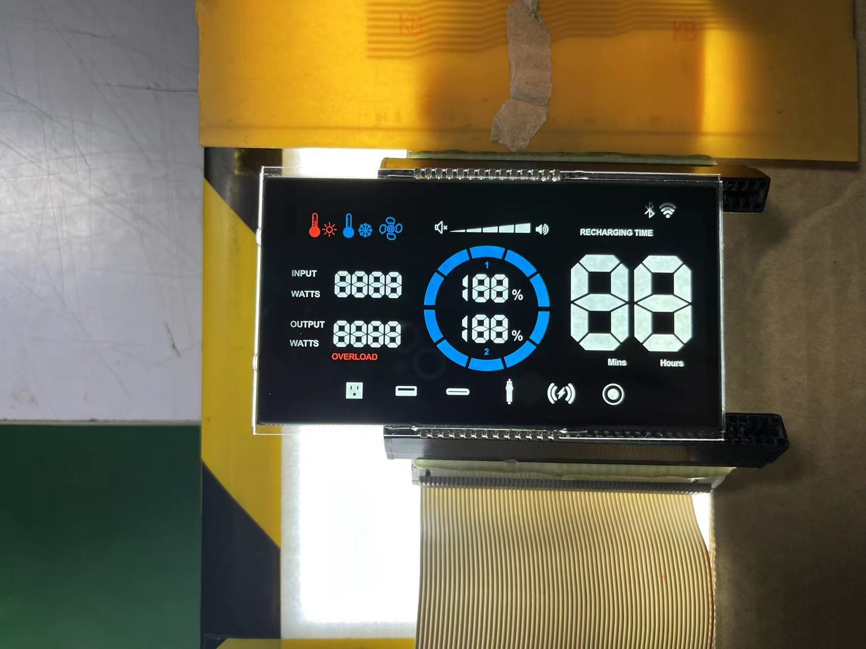 Transmissive Negative VA Lcd Display Display Digit Graphic Lcd Glass Panel