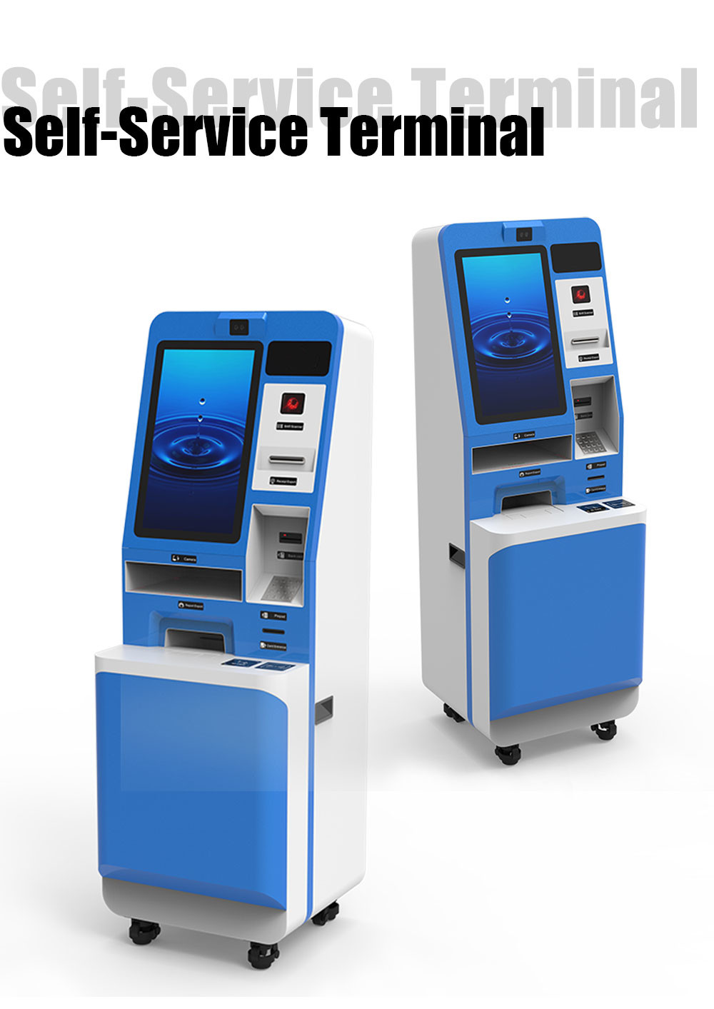 Android Self Payment Kiosk Cash Payment Event Registration Kiosk Machine Airport