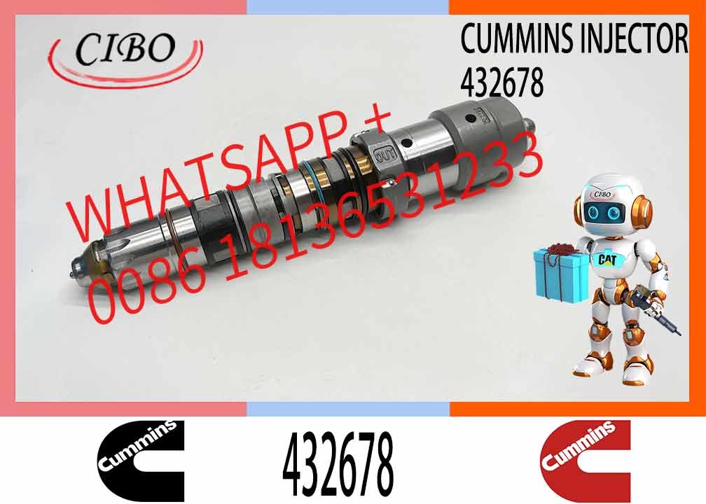 QSK60 QSK45 Engine Fuel Injector 4954374 4326784 4326781 For Cummins