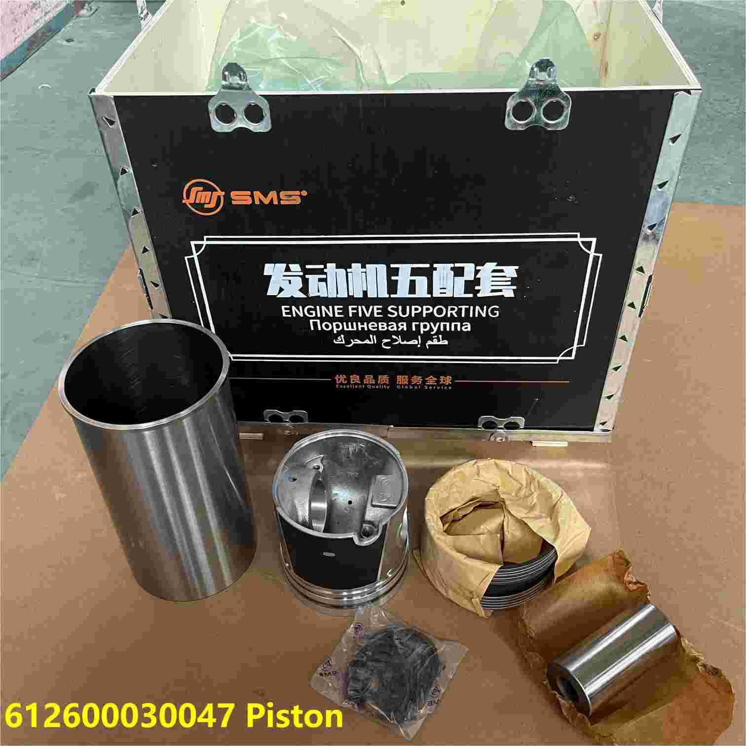 612600030047 Cylinder Liner WEICHAI Engine Parts Piston Ring Pin Engine WP10 Five Supporting