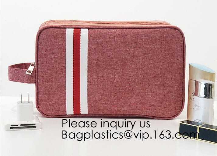 PU Cosmetic Bag Custom Canvas Luxury Makeup Cosmetic Bag Polyester Makeup Bag,Metal Zipper Blank Canvas Cotton Makeup Co
