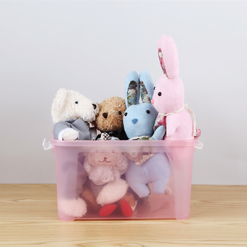 5L 15L Yards Clear Car Plastic Organizer Box With Handle
