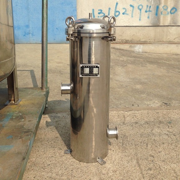 Gas Purification and Sterilization Stainless Steel Cartridge Filter Housing for Hotels