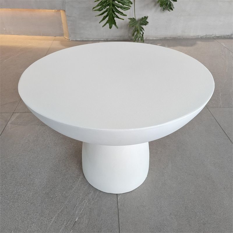Outdoor GRC Concrete Table Sets Furniture Cold And Heat Resistant
