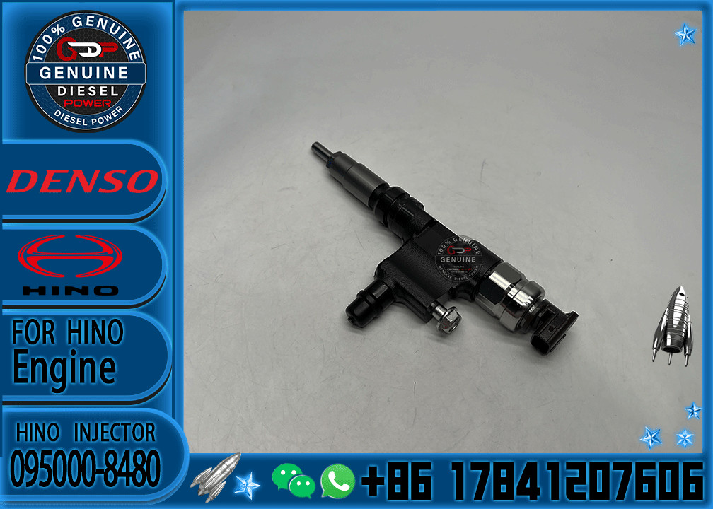Diesel Fuel Injectors 095000-8480 9709500-848 23670-79086 23670-E0420 23670-78070 for Toyota Dyna 4L 122hp N04C Euro5