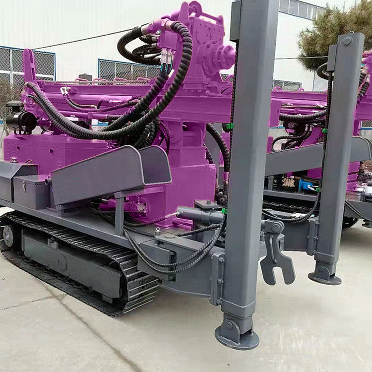 Drill Rod Diameter 76mm 89mm Crawler Water Well Drilling Rig Machine 4000×1850×2300mm