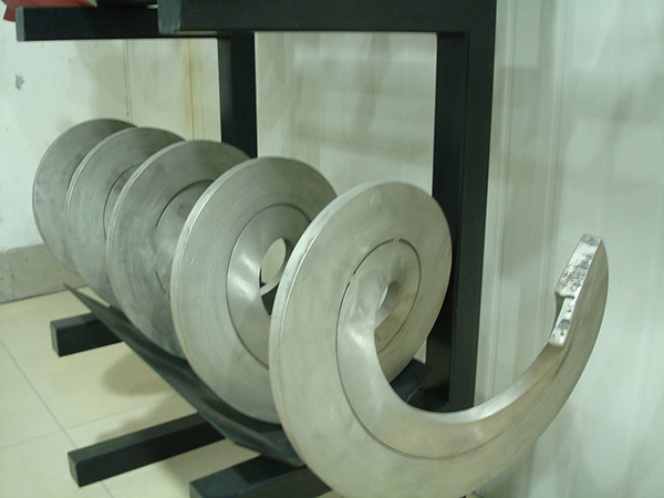 Pile Shaftless Spiral Blade Auger Augering Fabrication Auger Flight