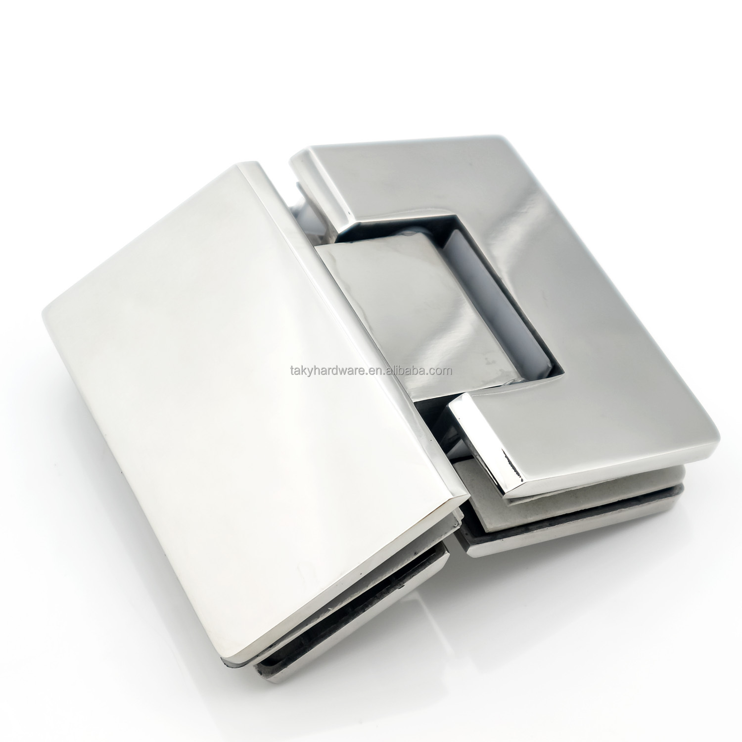 Modern Design Style 135 Degree Glass Hinge for Wall to Glass Shower Matt Black Finish