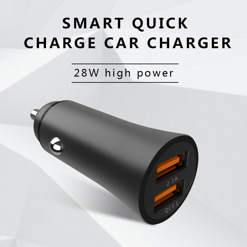 F655 QC3.0+ UDB2.1A Dual car charger, universal car charger for phones, top selling car usb charger