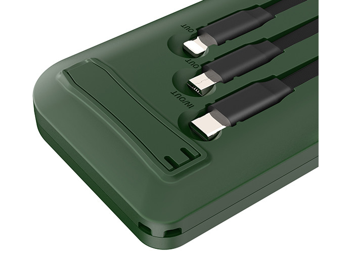 Quick Charge Portable Power Bank 10000mAh USB C Cable DC 5V/2A DC9V/3A DC12V/1.5A