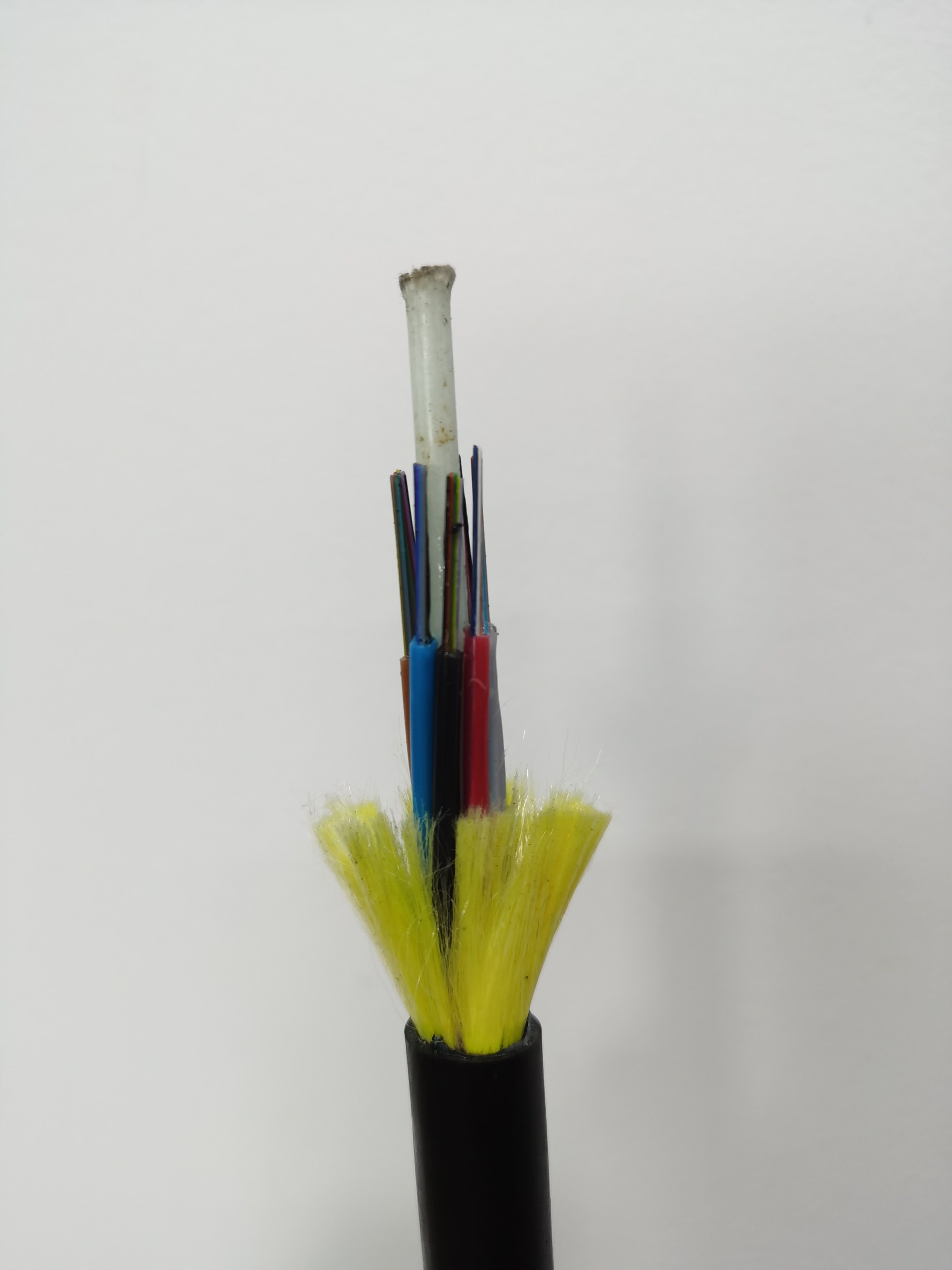 Adss Single Mode Aerial Fiber Optic Cable 6 8 12 24 48 Core Cable Adss G652D G657A1 Outdoor Optica Fiber Cables
