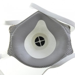 FFP2 Style Cup-Shape 4-Layer Particulate Dust Face Masks with Adjustable Elastic Loops