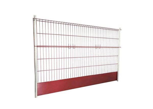Quality European Temporary Safety Steel Mesh Barrier Edge Protection System Powder Coated for sale