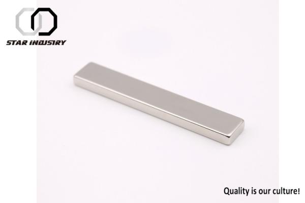 N52 strongest Permanent bar magnet , Strongest Ndfeb Magnet 75mm Long Bar Shaped