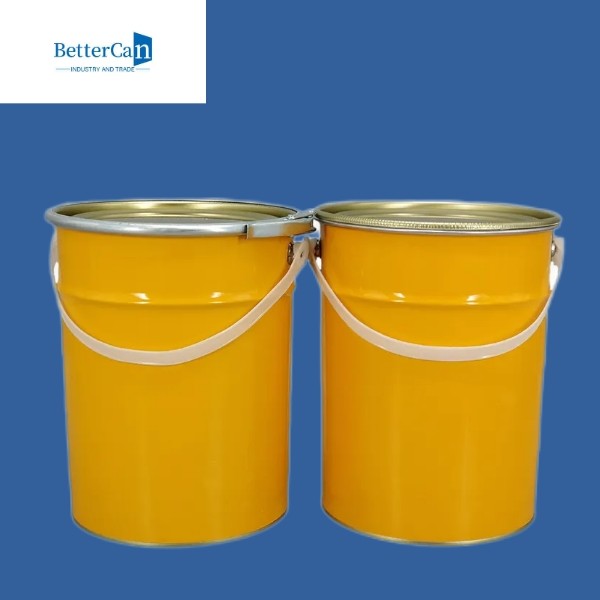 0.28mm-0.35mm Metal Paint Pail Round 5 Litre Metal Bucket UN Approved
