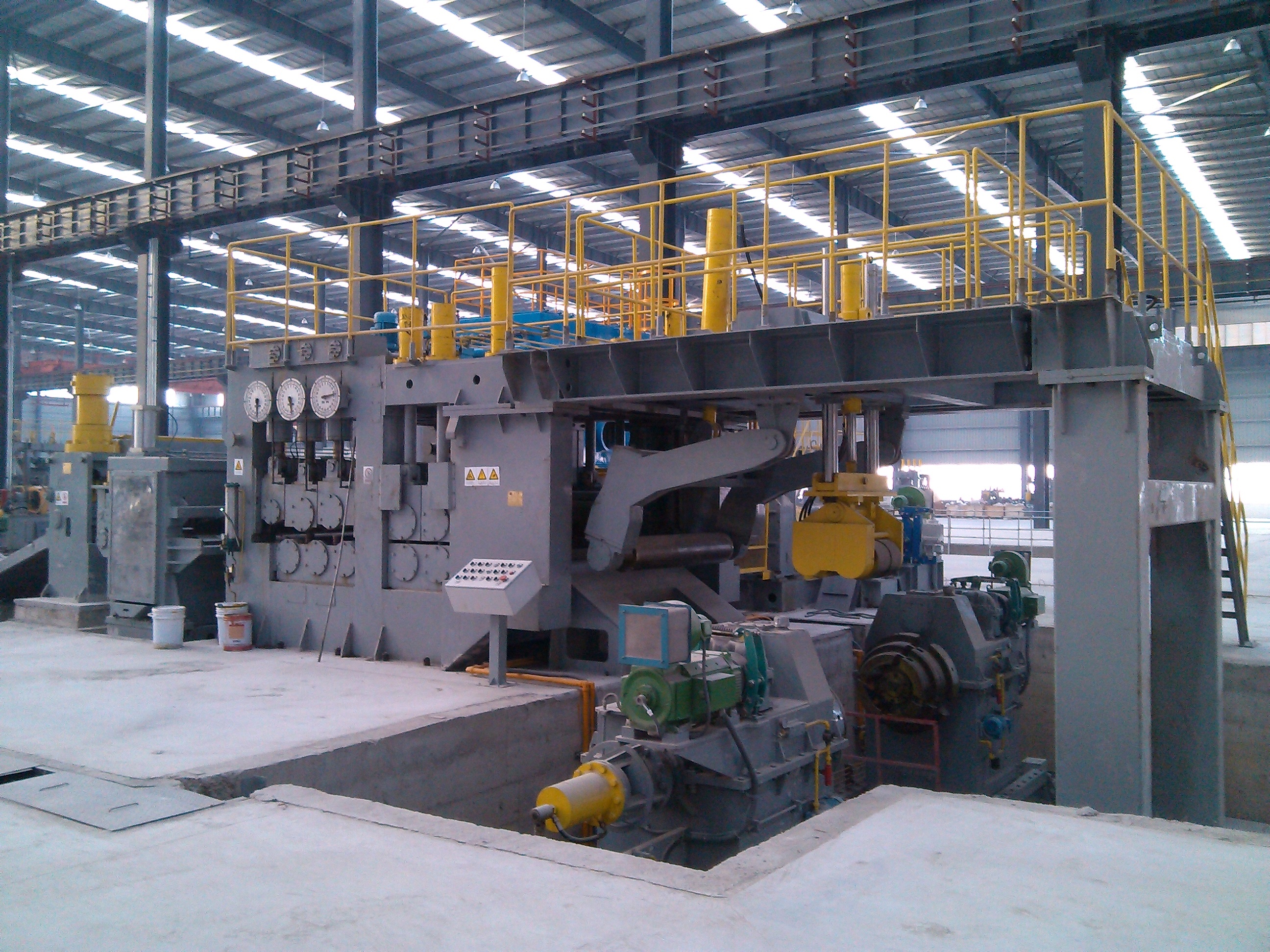 Manufacturing Plant Uncoiler and Cut to Length Line for Steel Coil Work at Competitive