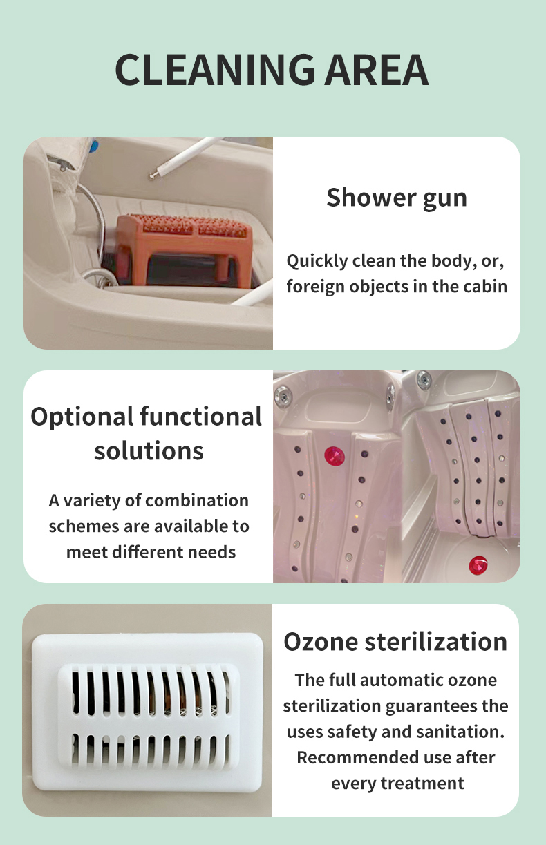 Waterproof Ozone Therapy Capsule Herbal Steam Bath Spa Treatment