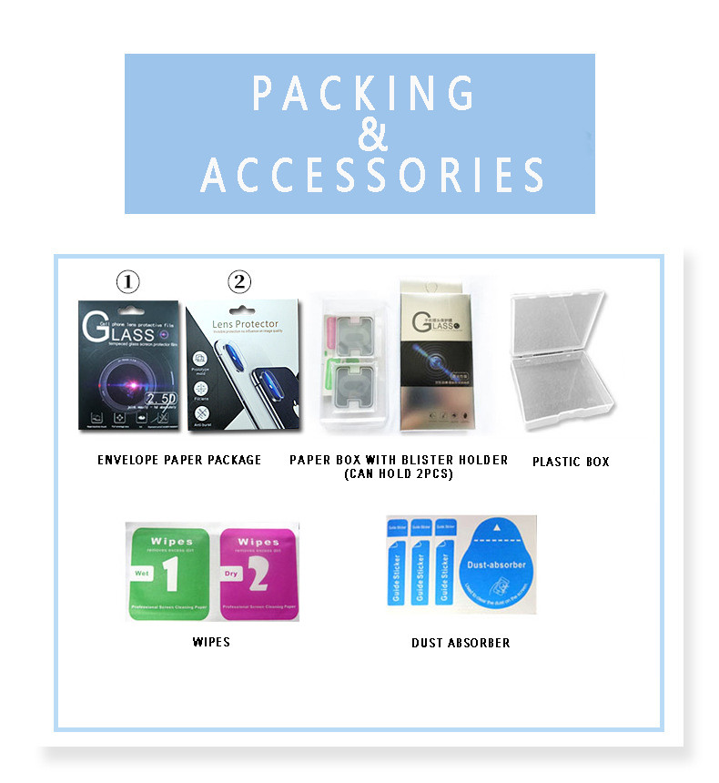 for iPhone XSmax XR XS X Mobile Camera Lens Protector Tempered Glass HD Anti-Fingerprints Anti-ScratchCamera Protector