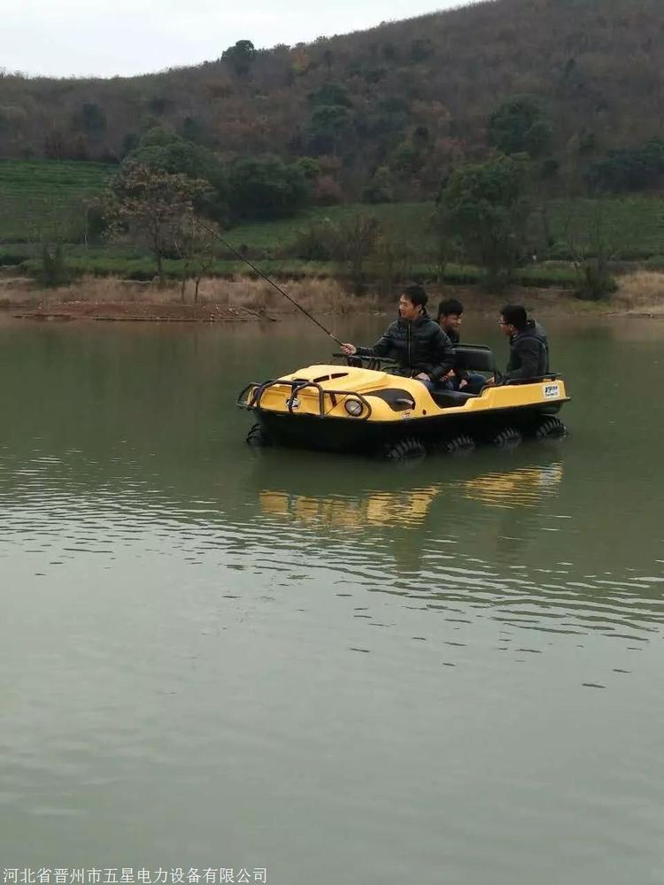 8 Wheels Drive Flood Rescue Amphibious Vehicle For Lake