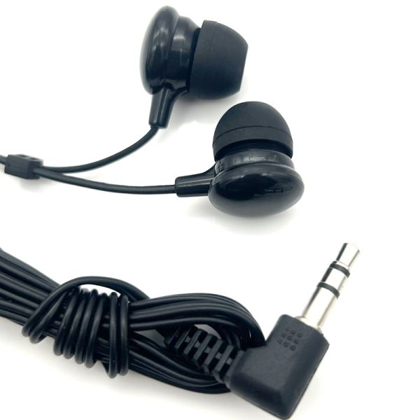 Bus Train School Wired Earphone with Customizable Cord Length and Single PIN Plug at a Budget-Friendly