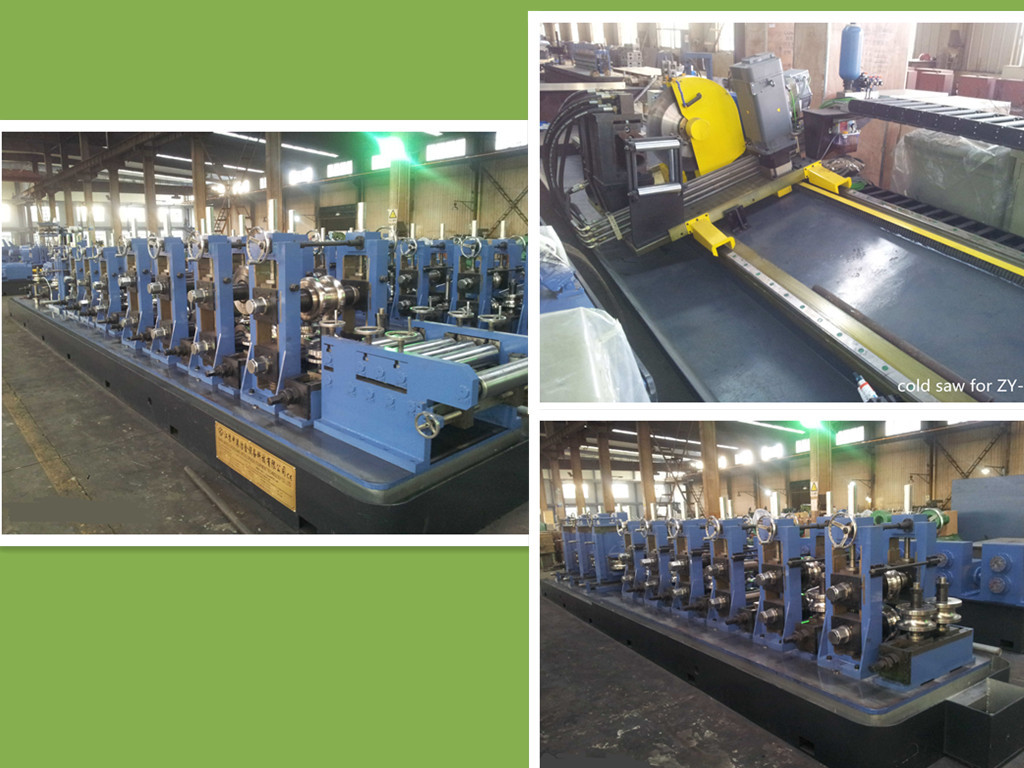 Water Transportation Galvanzied Steel Pipe Making Machine Flying Saw