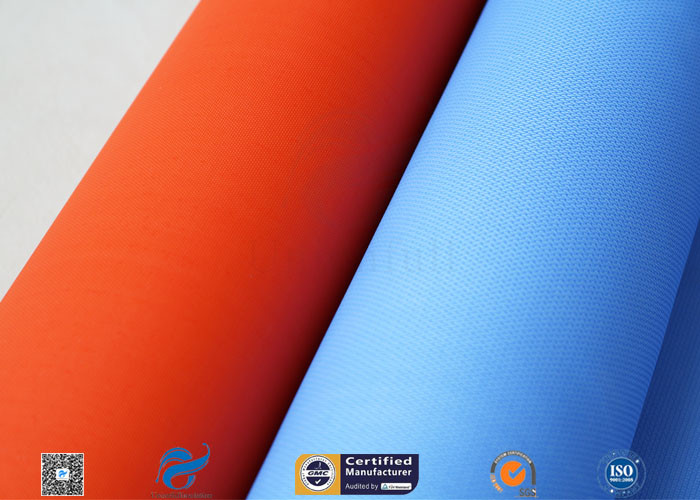15.6oz Blue Silicone Coated Fiberglass Fabric Generator Electrical Insulation