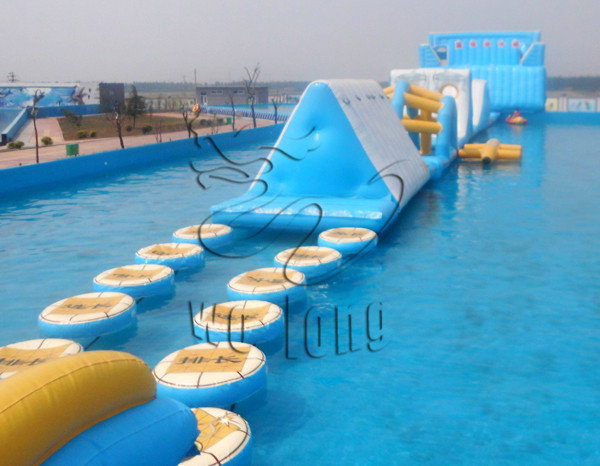 exciting CE inflatable water obstacle course for sale