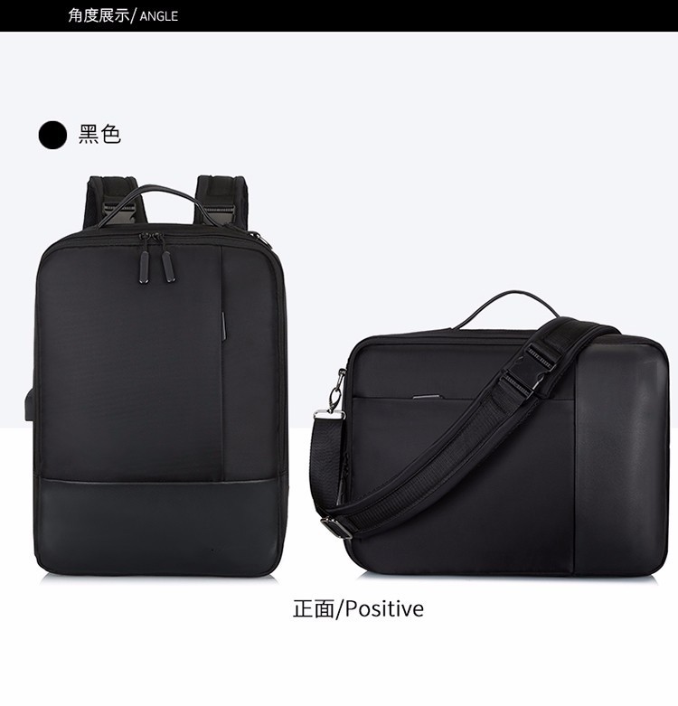 Large capacity travel mochilas crossbody notebook backpack unisex waterproof 15.6'' convertable laptop bag