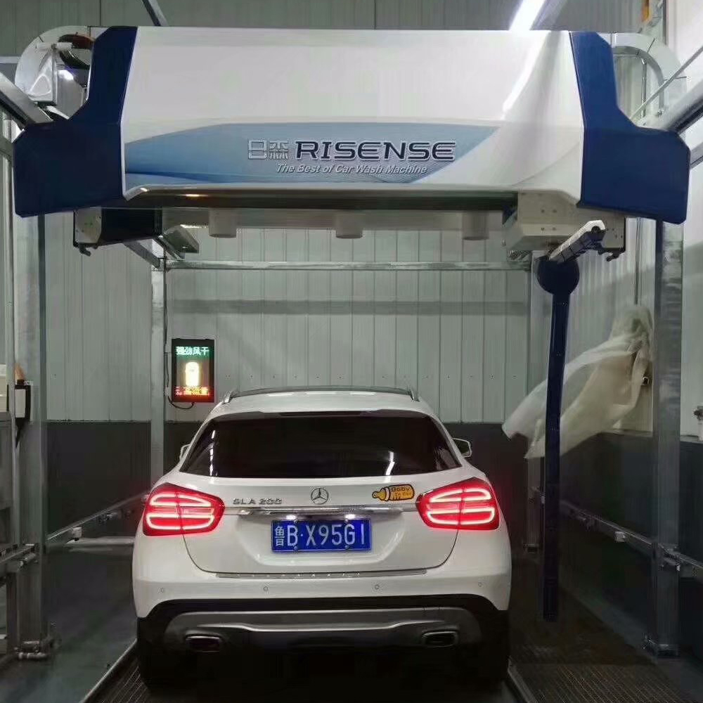 Drive Through Car Wash Tunnel Machine With PLC Control And 9600x3800x3400MM