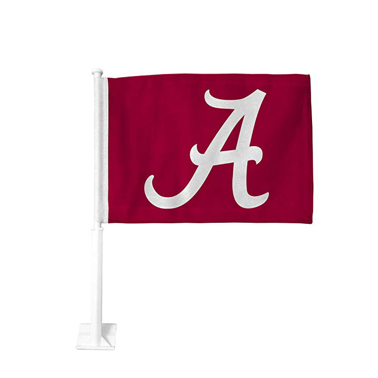 RA Flagolden car flags screen printed high quality