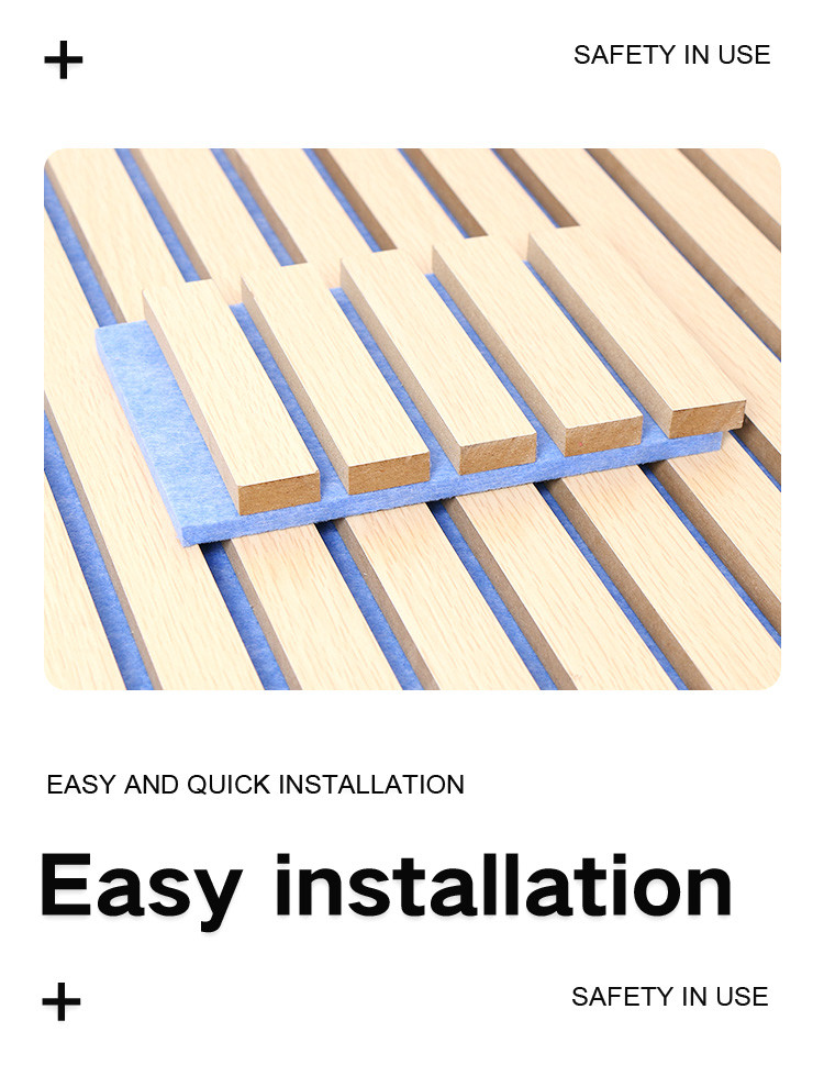 Factory Direct Sales Solid Wood Panel Interior Decoration Materials Wooden Acoustic Panel