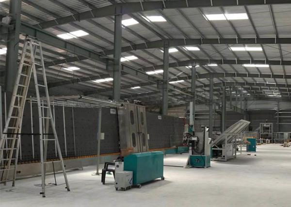 Quality Curtain Wall Double Glazing Equipment , Glass Production Line Touch Screen Operating for sale