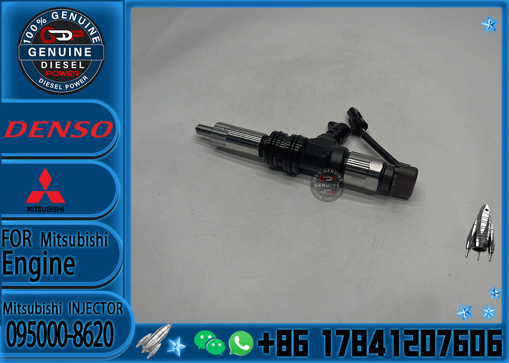 Common Rail Middle Distillate Fuel Injector 095000-8620 095000-8621 For 6M60T ME306200 ME307085