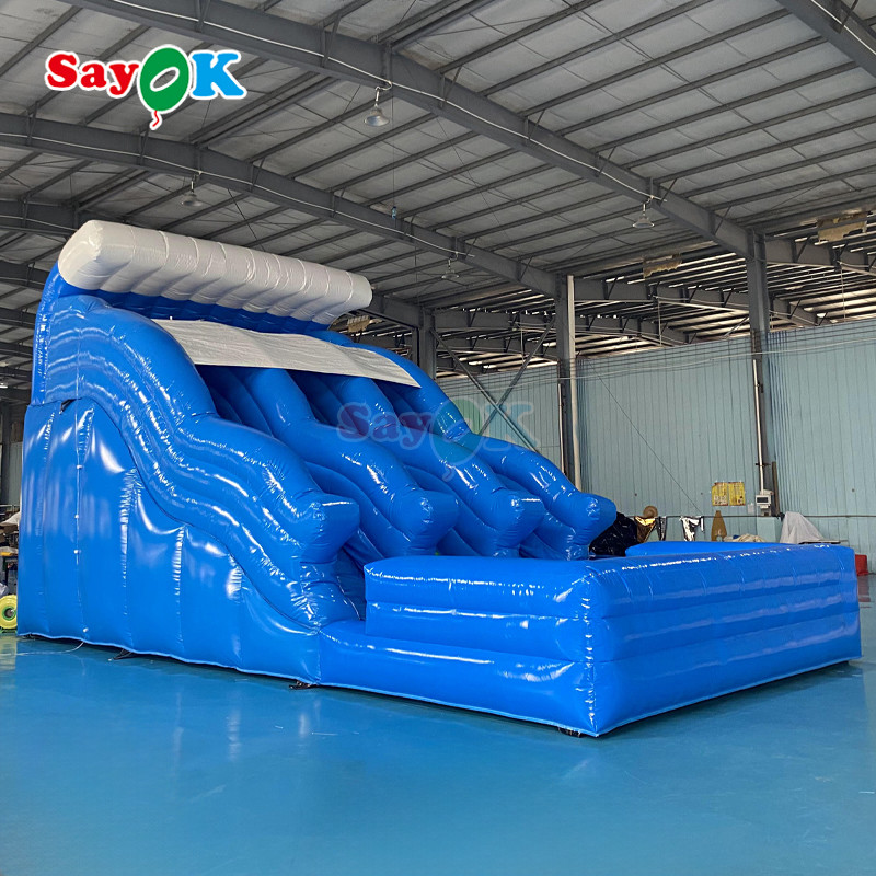 Inflatable Water Slide With Swimming Pool Factory Customized Commercial Giant Water Slide For Adult
