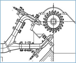 500m Water Head 2m3/S 7500kw Pelton Impulse Turbine