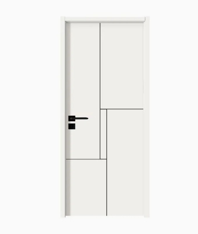 Modern Design Style 1.4mm Aluminum Wall Thickness UPVC House Doors with Thermal Break